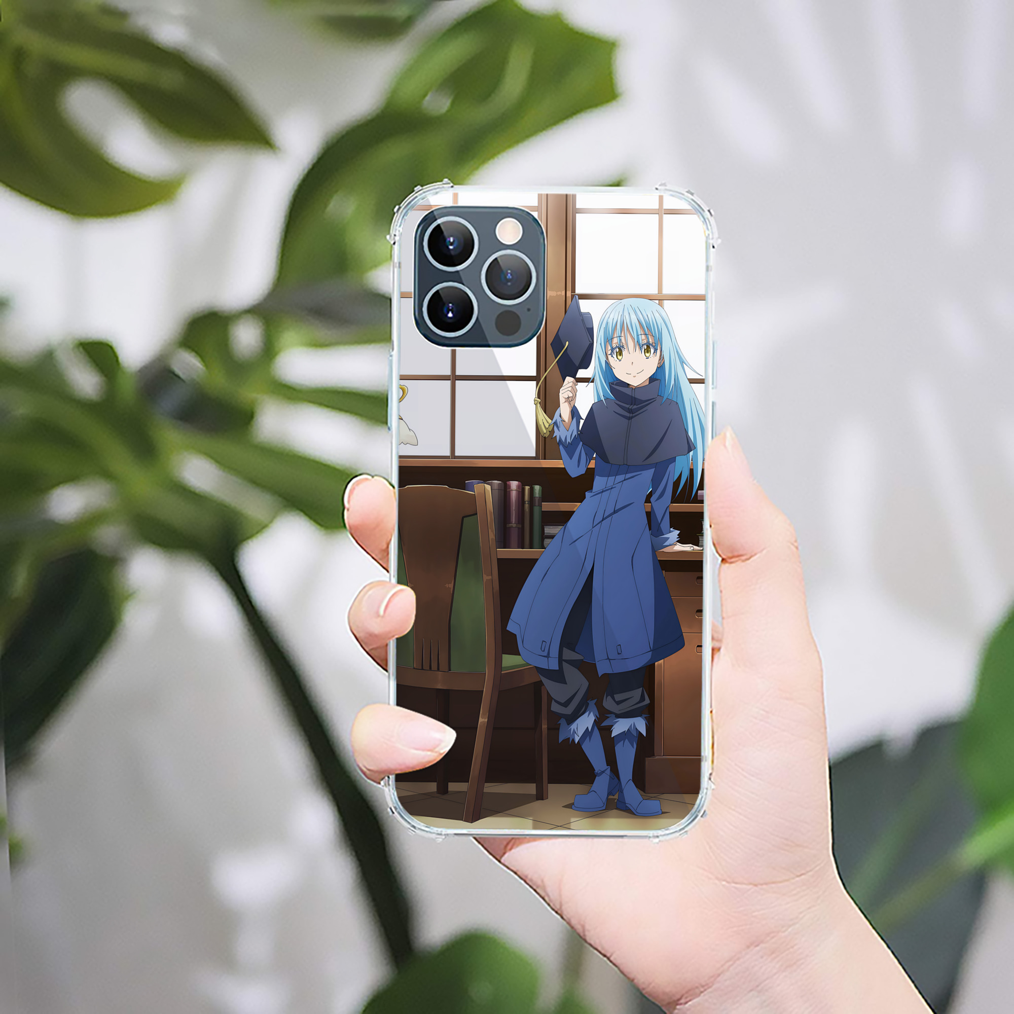 （画像用） 転スラ Regarding Reincarnated to Slime 【iPhone 12シリーズ対応】透明スマホケース（クリアソフトケース）